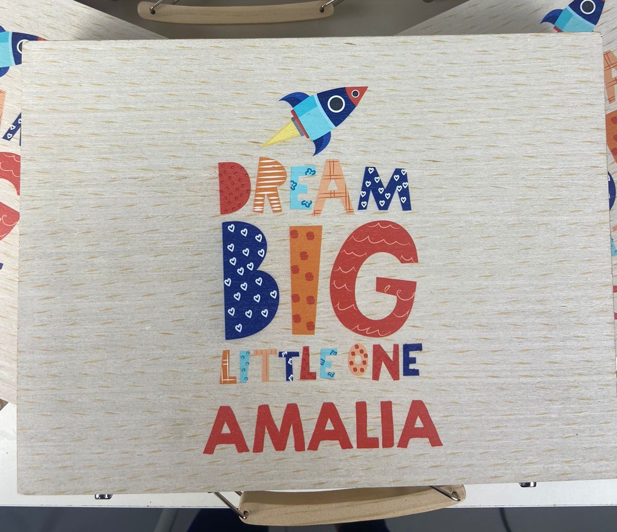 Dream Big Little One Personalised Drawing Set